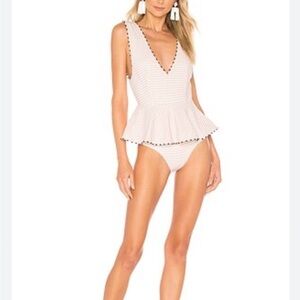 Marysia French Gramercy Peplum swimsuit
